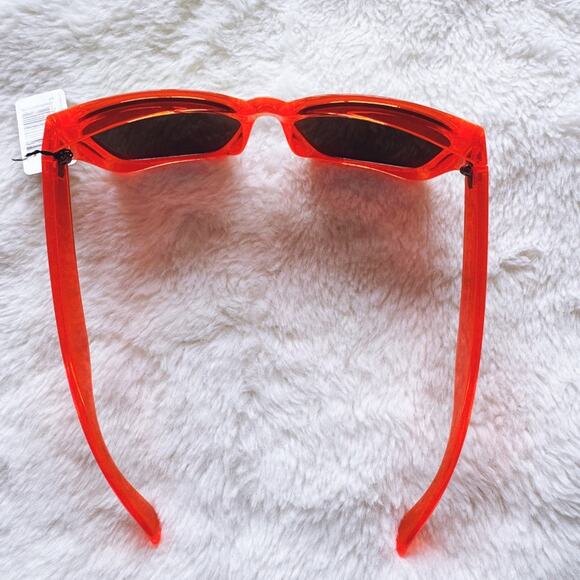 Cerise Bright Orange Mirrored Sunglasses - Picture 11 of 15